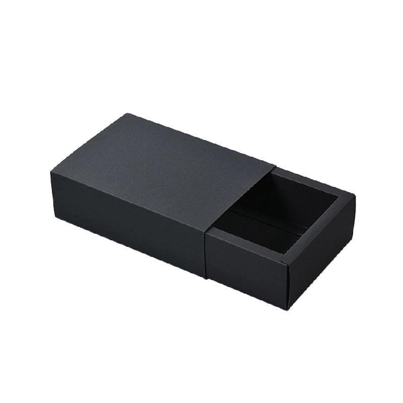 25X Black Kraft Paper Drawer Jewelry Package Necklace Bracelet Gift Package box - 20.5*15.5*4-25pcs