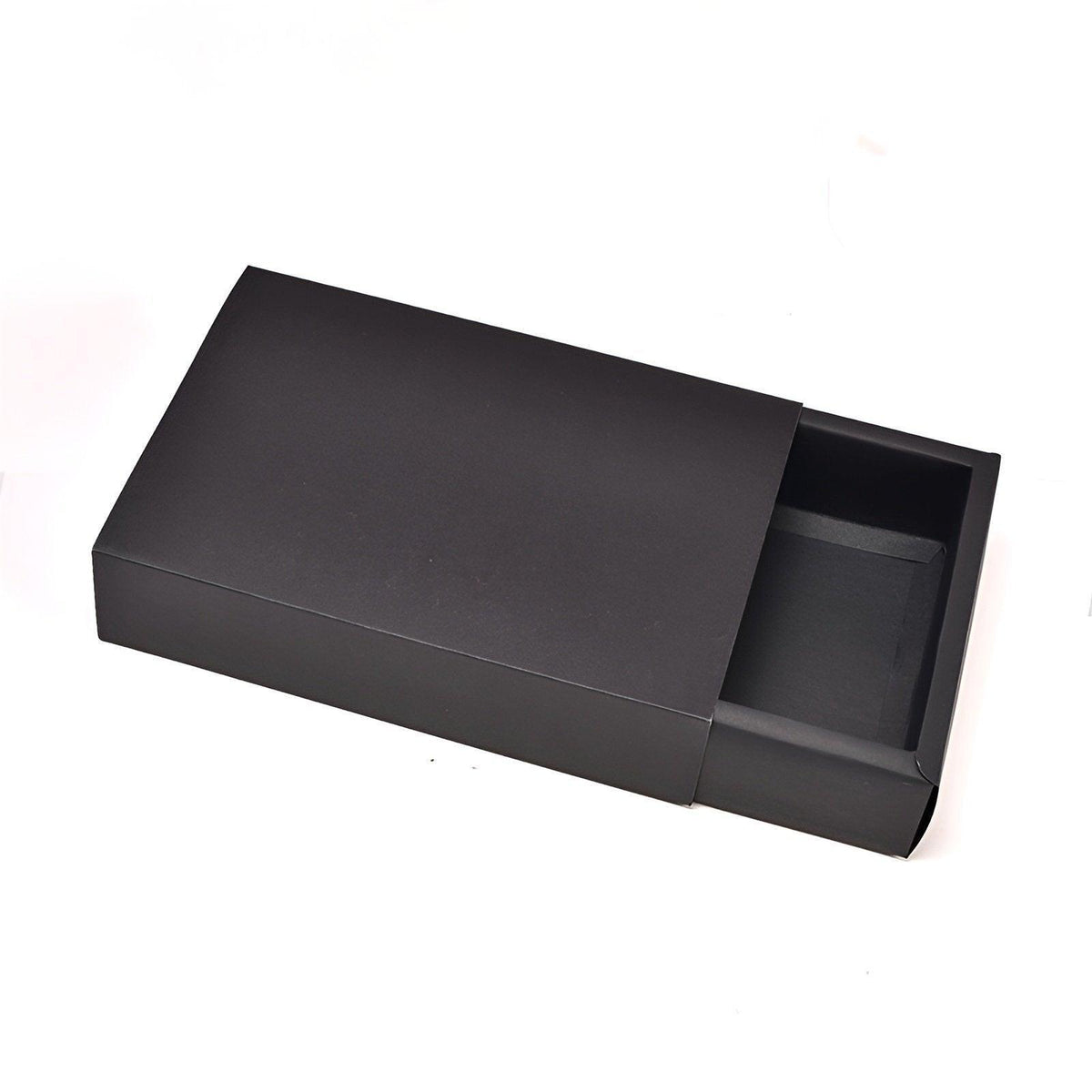 25X Black Kraft Paper Drawer Jewelry Package Necklace Bracelet Gift Package box - 20.5*15.5*4-25pcs