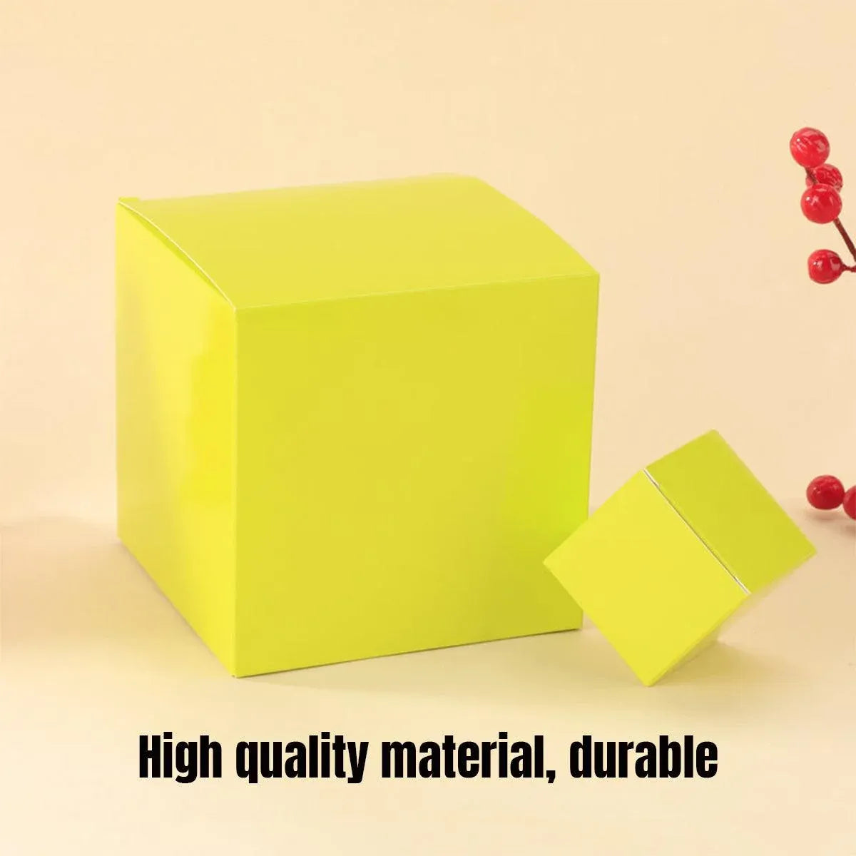 50pcs Colourful Square Paper Boxes Gifts Packaging Craft Supplies Storage Boxes - Blue-5x5cm