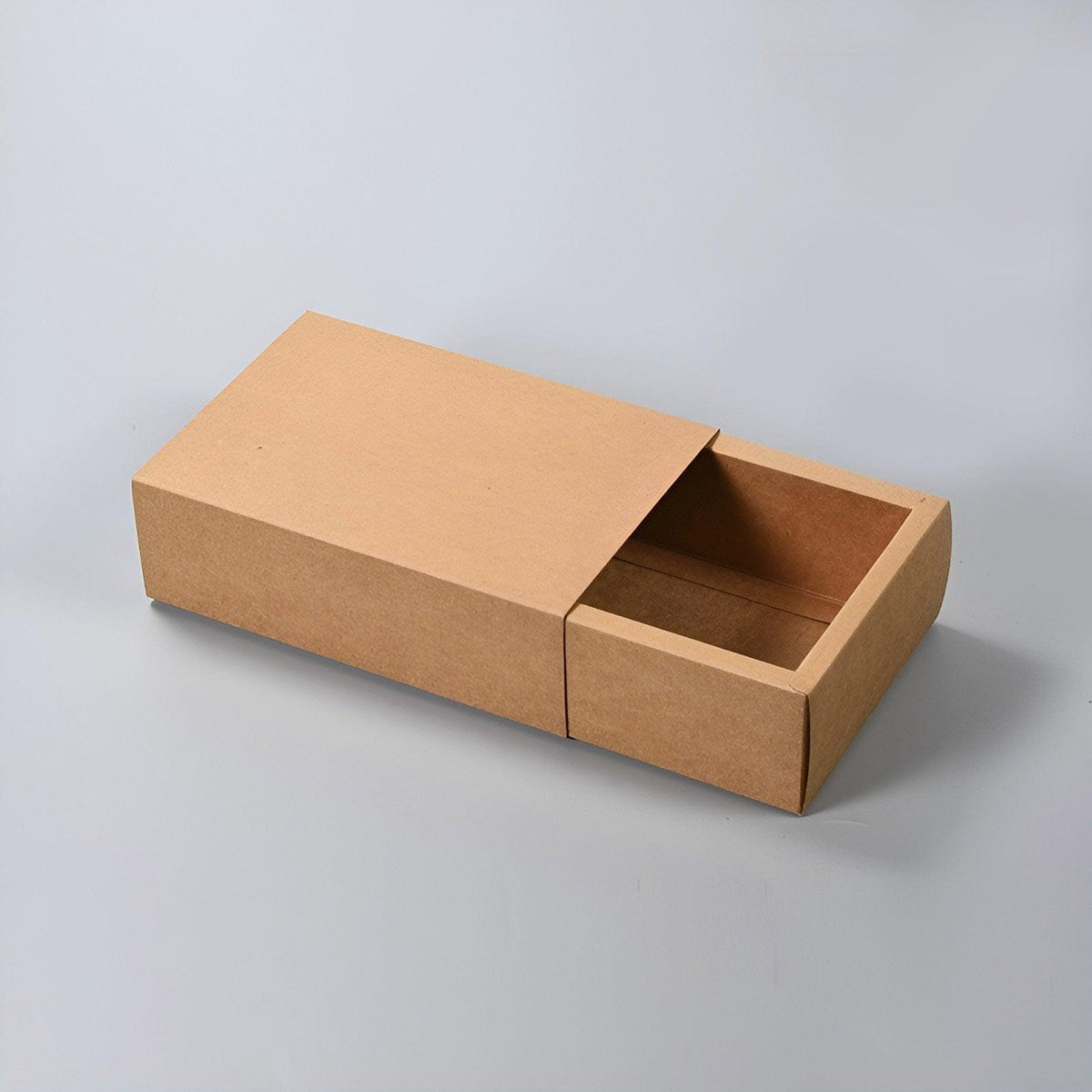 Kraft Paper Drawer Box Packaging Gift Storage Organiser Small Boxes 25x8x4cm