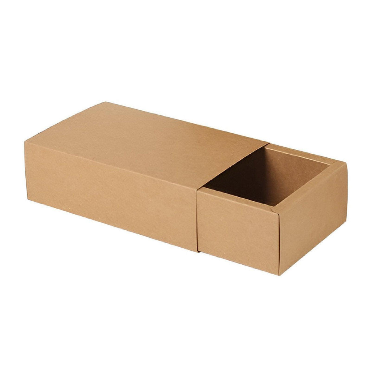 Kraft Paper Drawer Box Packaging Gift Storage Organiser Small Boxes 25x8x4cm