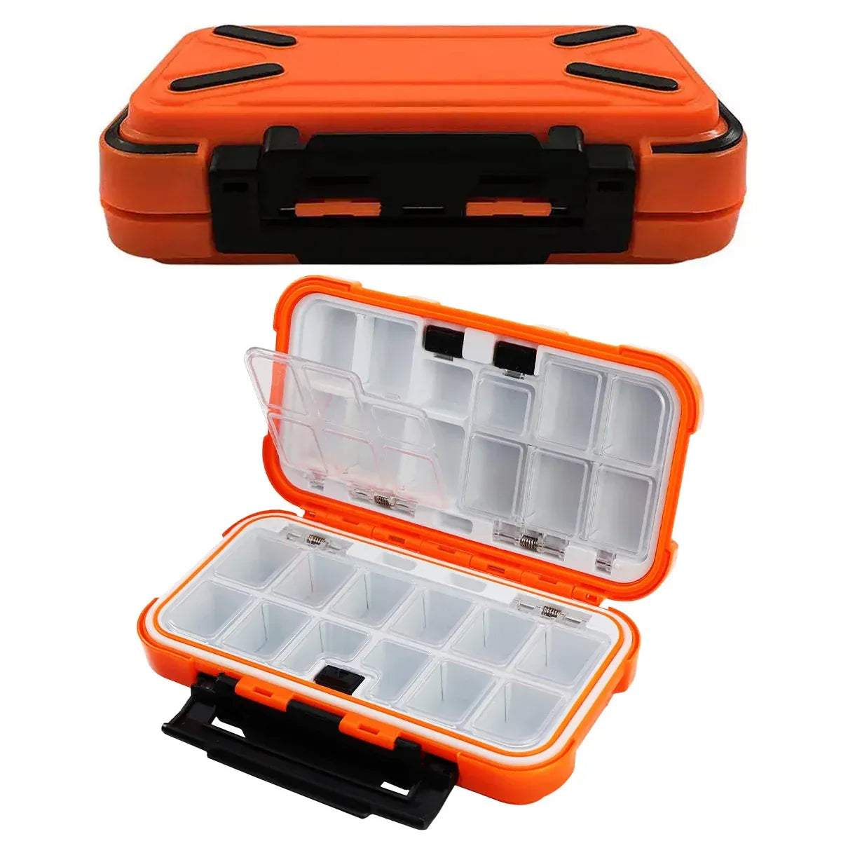 Fishing Tackle Box Gear Storage Case Hook Accessory Organizer Tool Box Portable - M