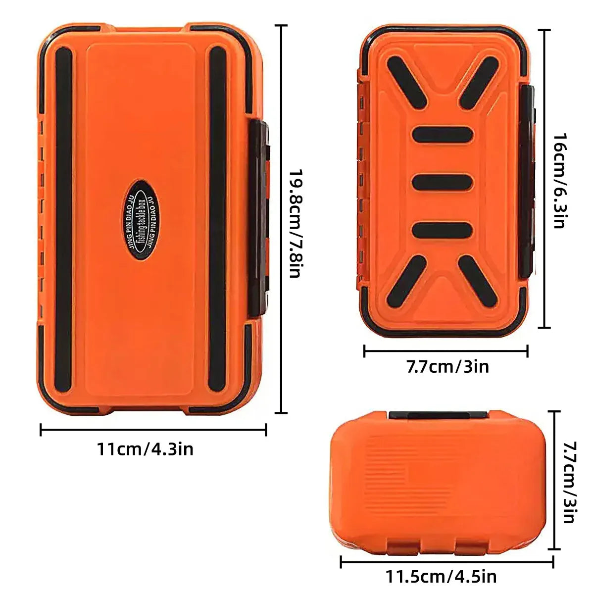 Fishing Tackle Box Gear Storage Case Hook Accessory Organizer Tool Box Portable - M