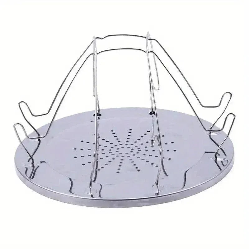 Outdoor Toast Rack Camping Picnic Grill Foldable Bread Holder Stainless Steel