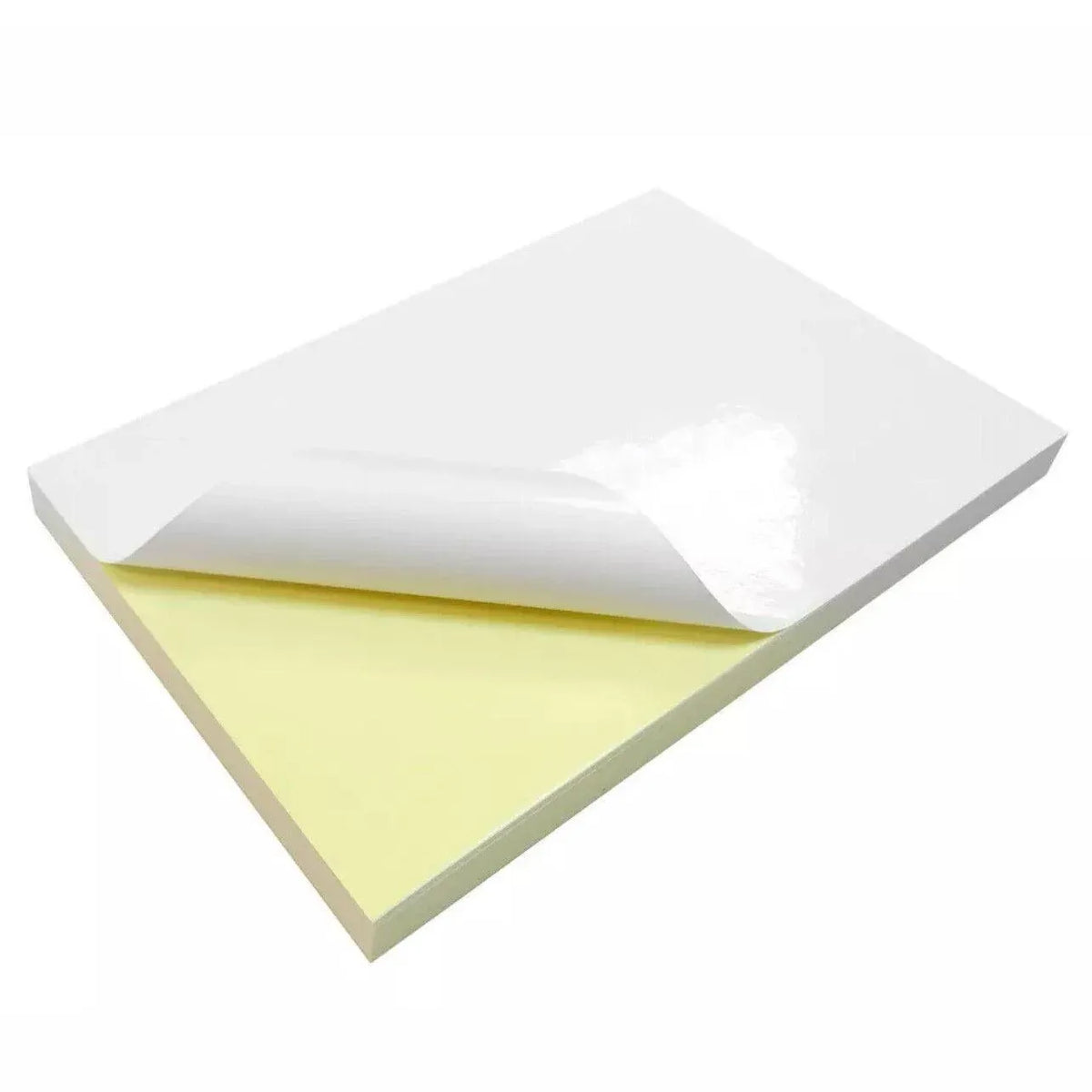 A4 Self Adhesive Sticker Paper Sheet Label Laser Inkjet Print Mailing Address - Brown Kraft*20 PCS