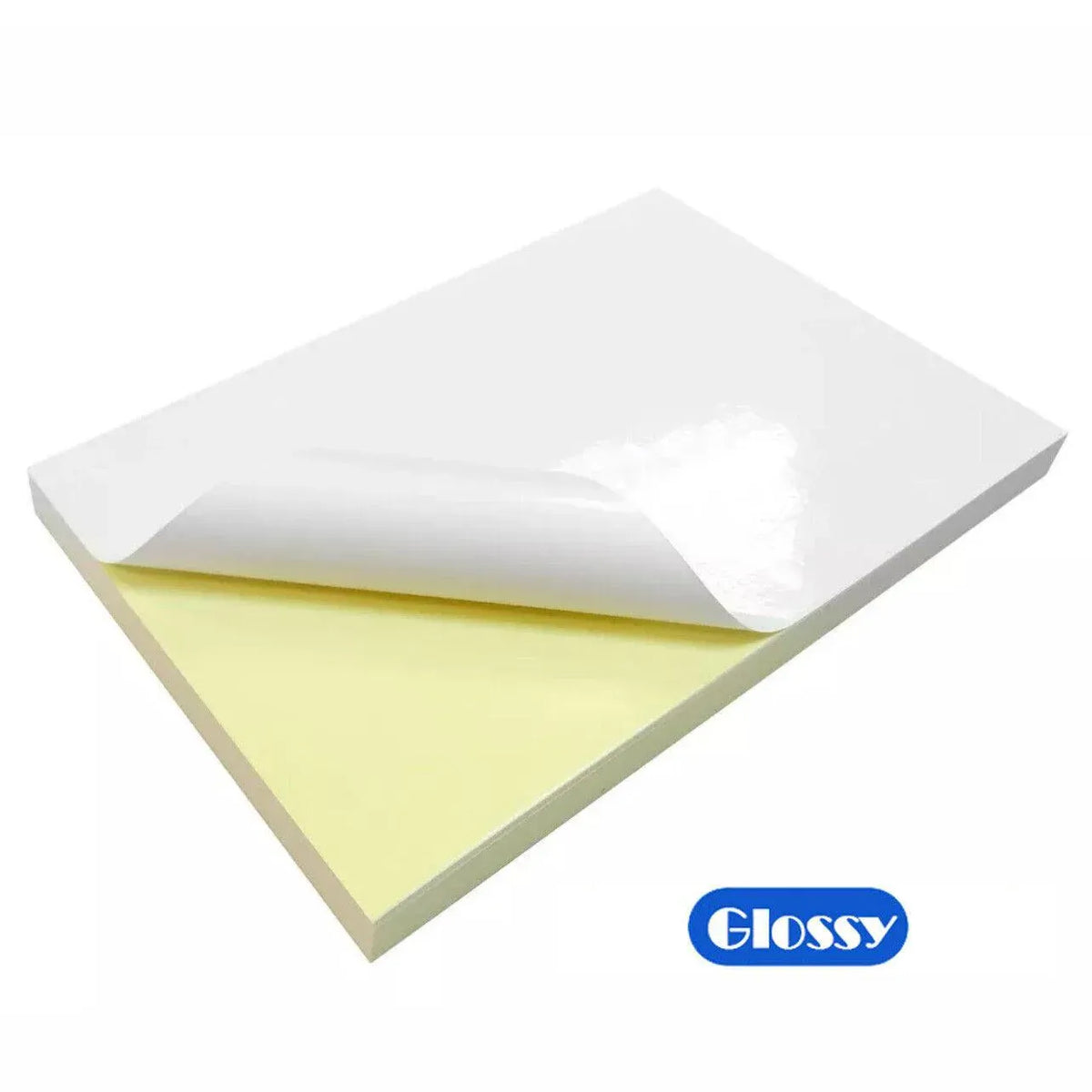 A4 Self Adhesive Sticker Paper Sheet Label Laser Inkjet Print Mailing Address - Brown Kraft*20 PCS