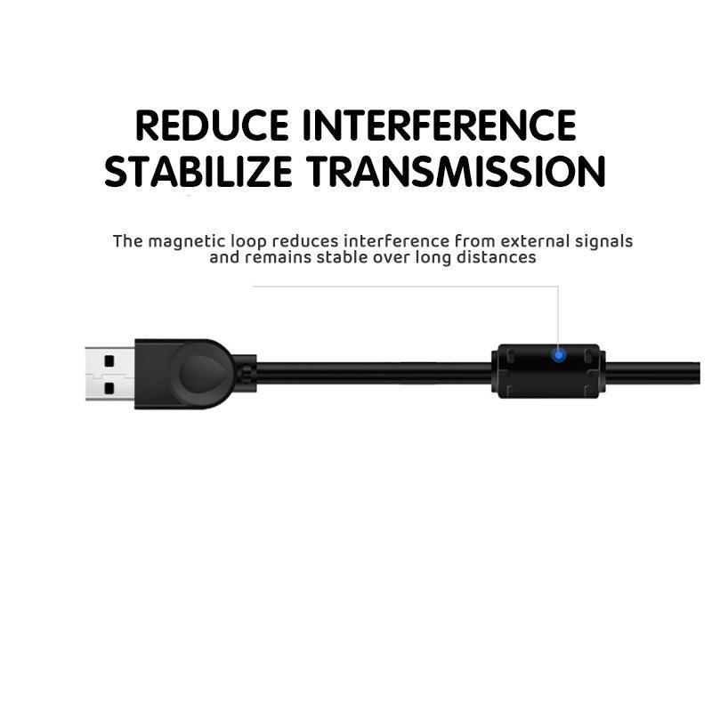 Usb Extension Data Cable 2.0 A Male To A Female Long Cord For Macbook & Computer - 1.5 m