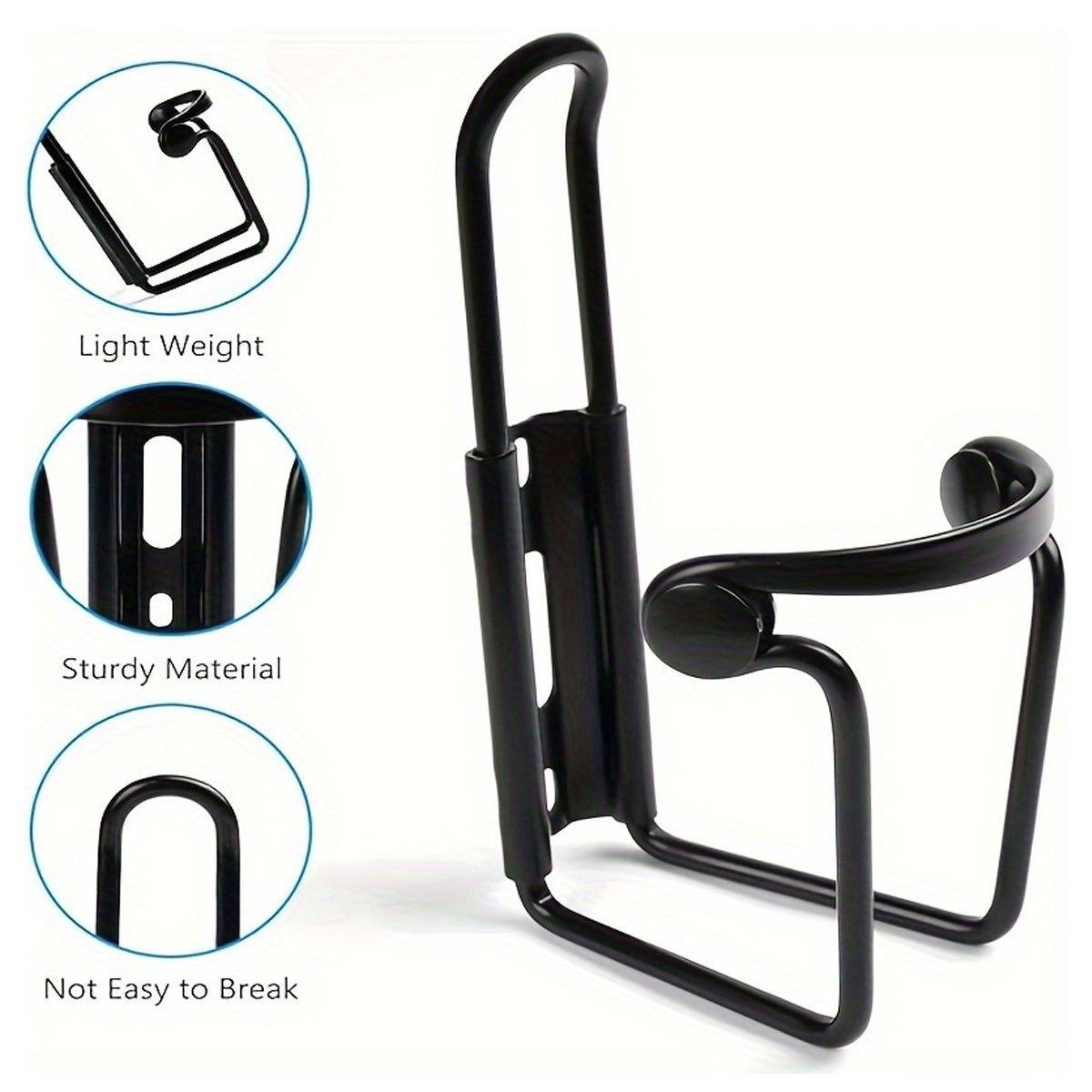 Durable Aluminum Alloy Water Bottle Holder for MTB Bike Bicycle Cycling Cage - Silver