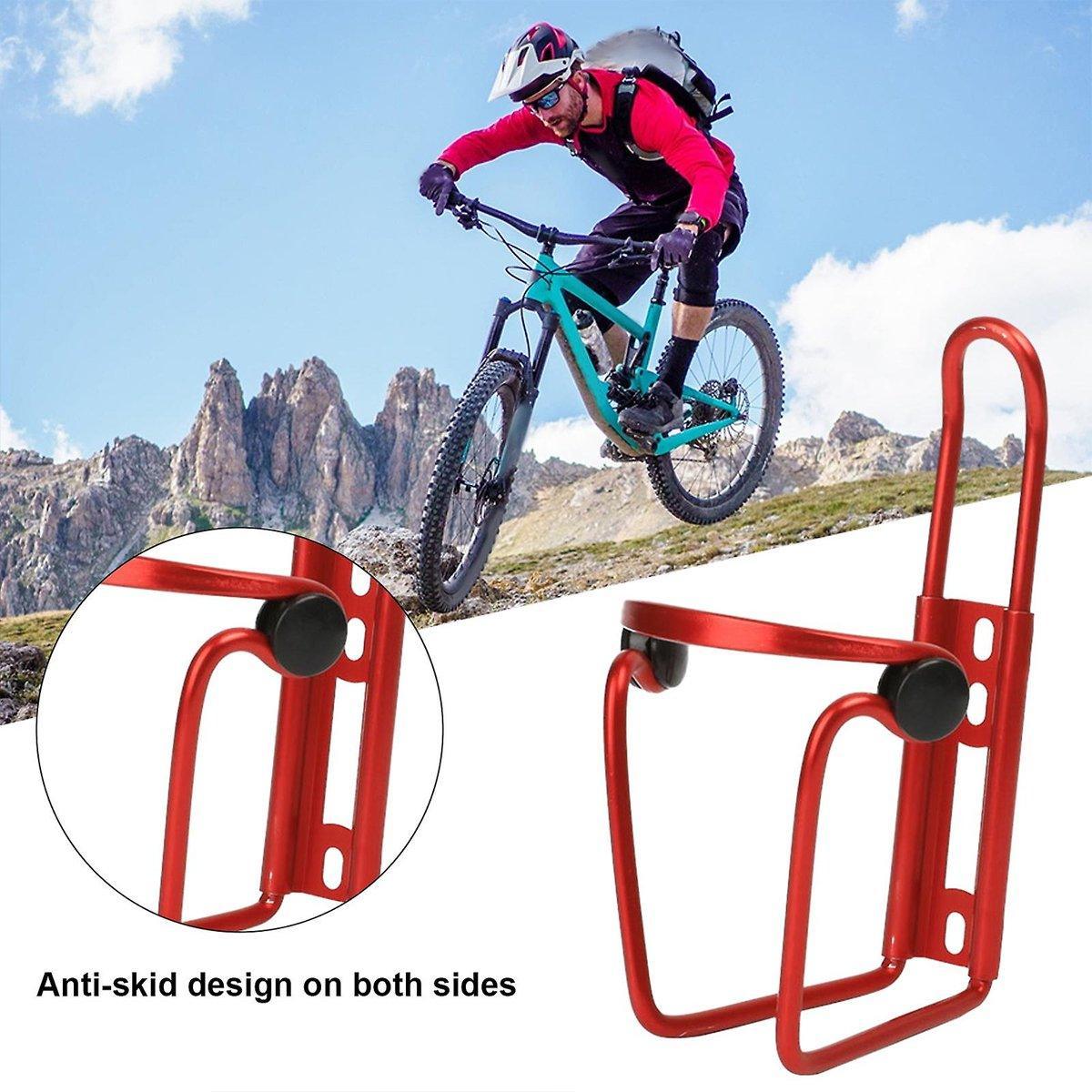 Durable Aluminum Alloy Water Bottle Holder for MTB Bike Bicycle Cycling Cage - Silver