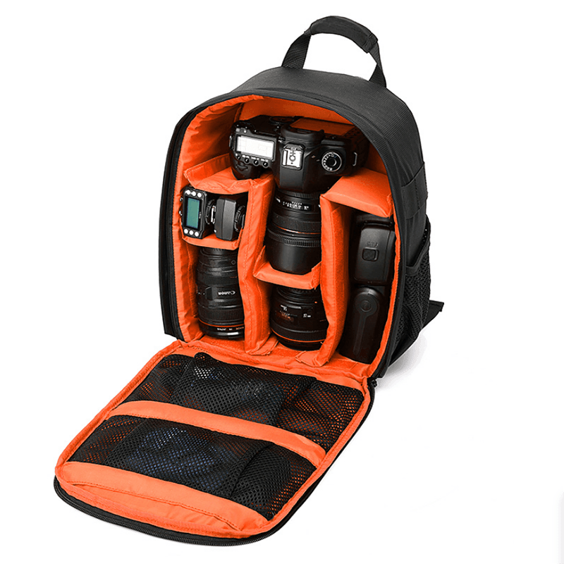 Waterproof DSLR Camera Backpack Multi Functional Rucksack for Canon Nikon Sony - Green
