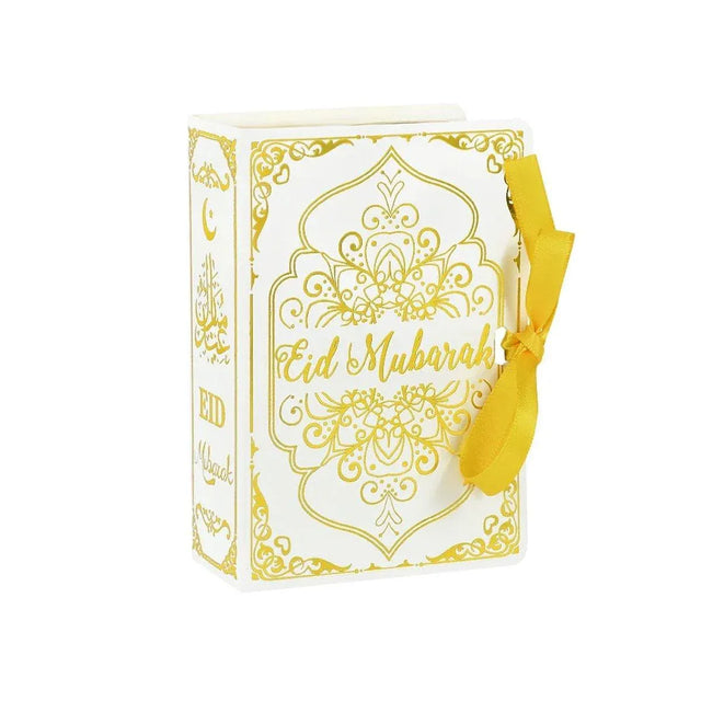 50PCS Moon Stars Wedding Candy Box Gift Box Holiday Party Decorations Favour - White