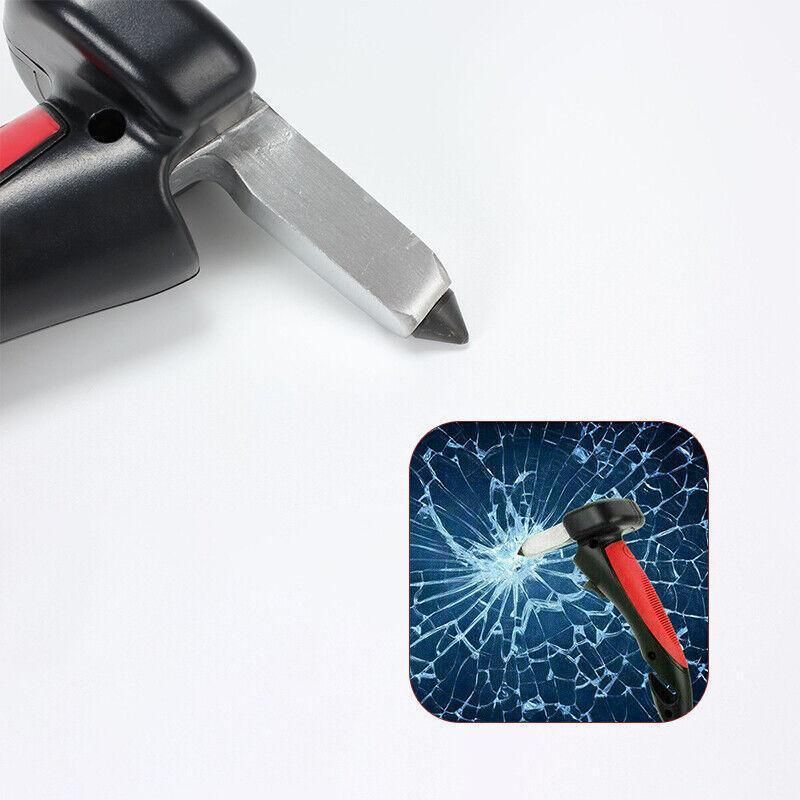 Car Door Handle Disability Elderly Standing Aid Cane Glass Breaker Flashlight Au - 1PC