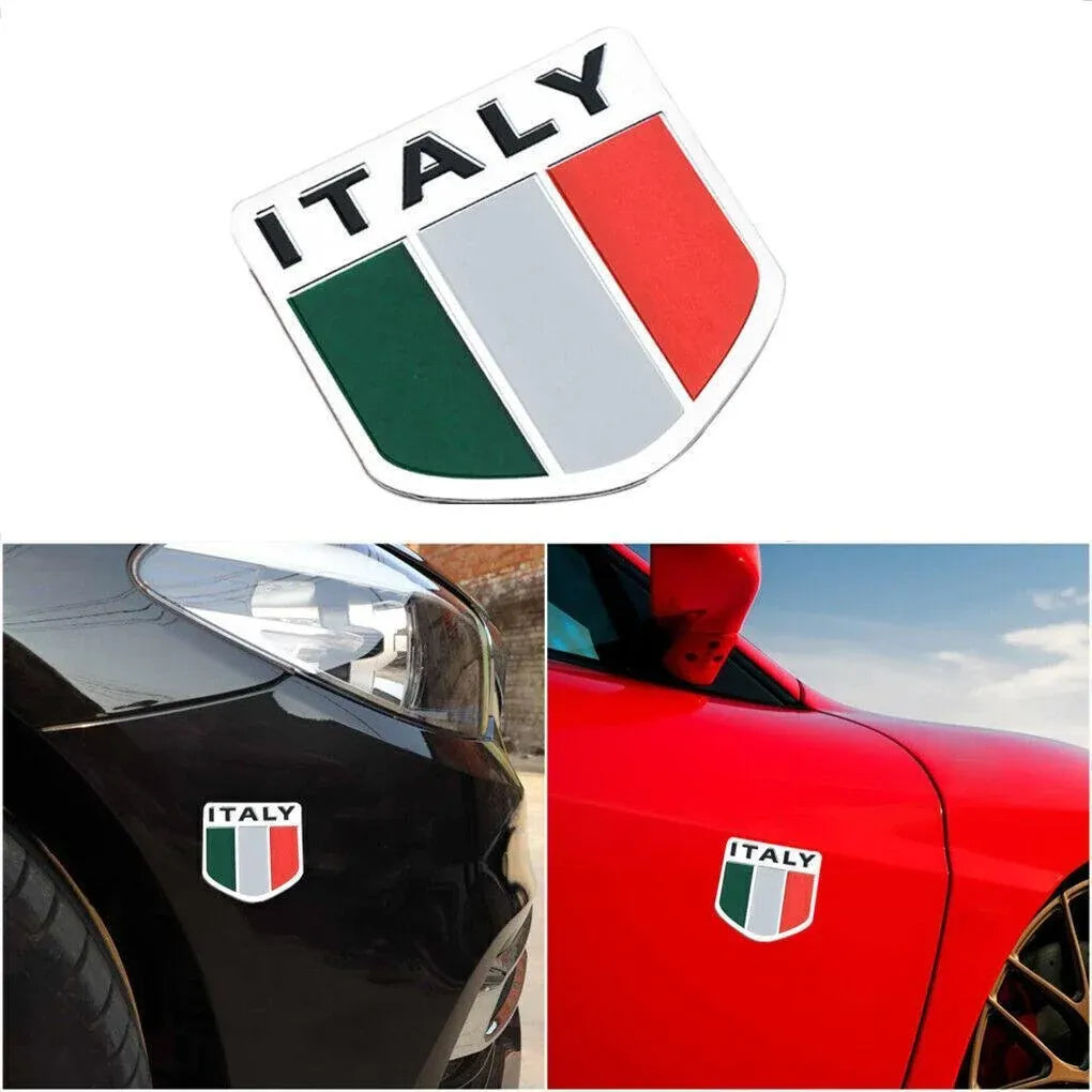 Flag Of Australia Germany Aluminum Car Emblem Badge Decal Sticker 5X5Cm - Australia