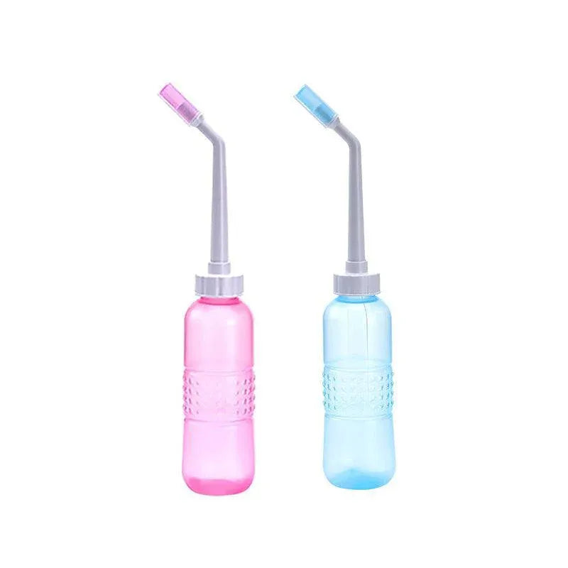 560Ml Hygiene Care Washer Water Travel Bidet Sprayer Peri Portable Bottle Shower - Blue
