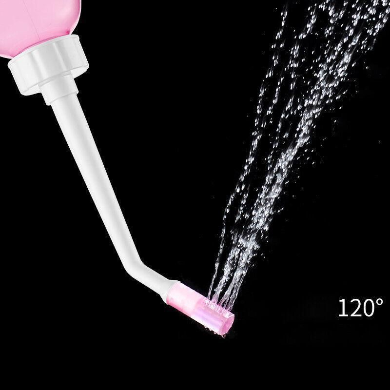 560Ml Hygiene Care Washer Water Travel Bidet Sprayer Peri Portable Bottle Shower - Blue