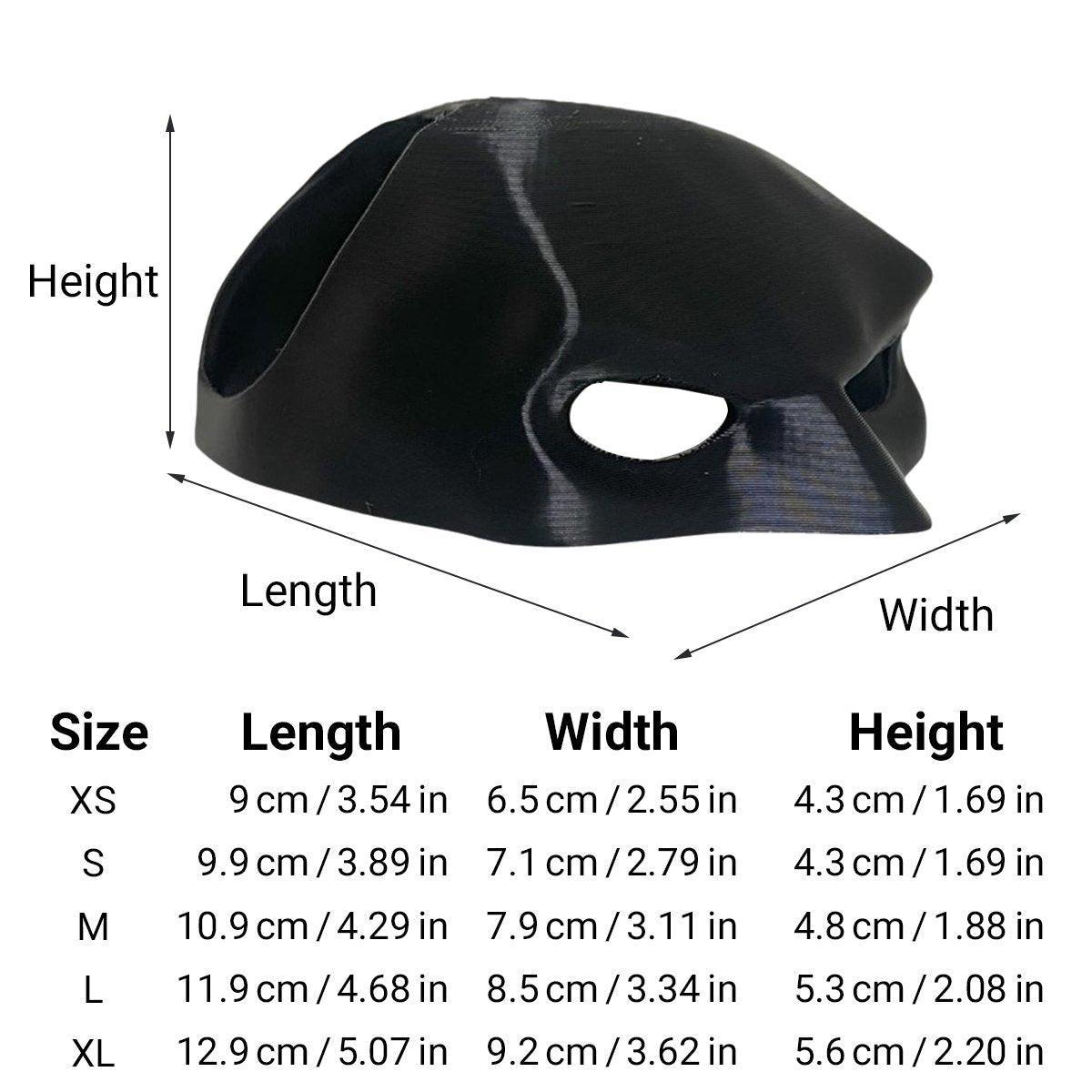 Halloween Bat Mask Cat Mask Pet Costume Accessories for Small Dogs Cats Outfit - S