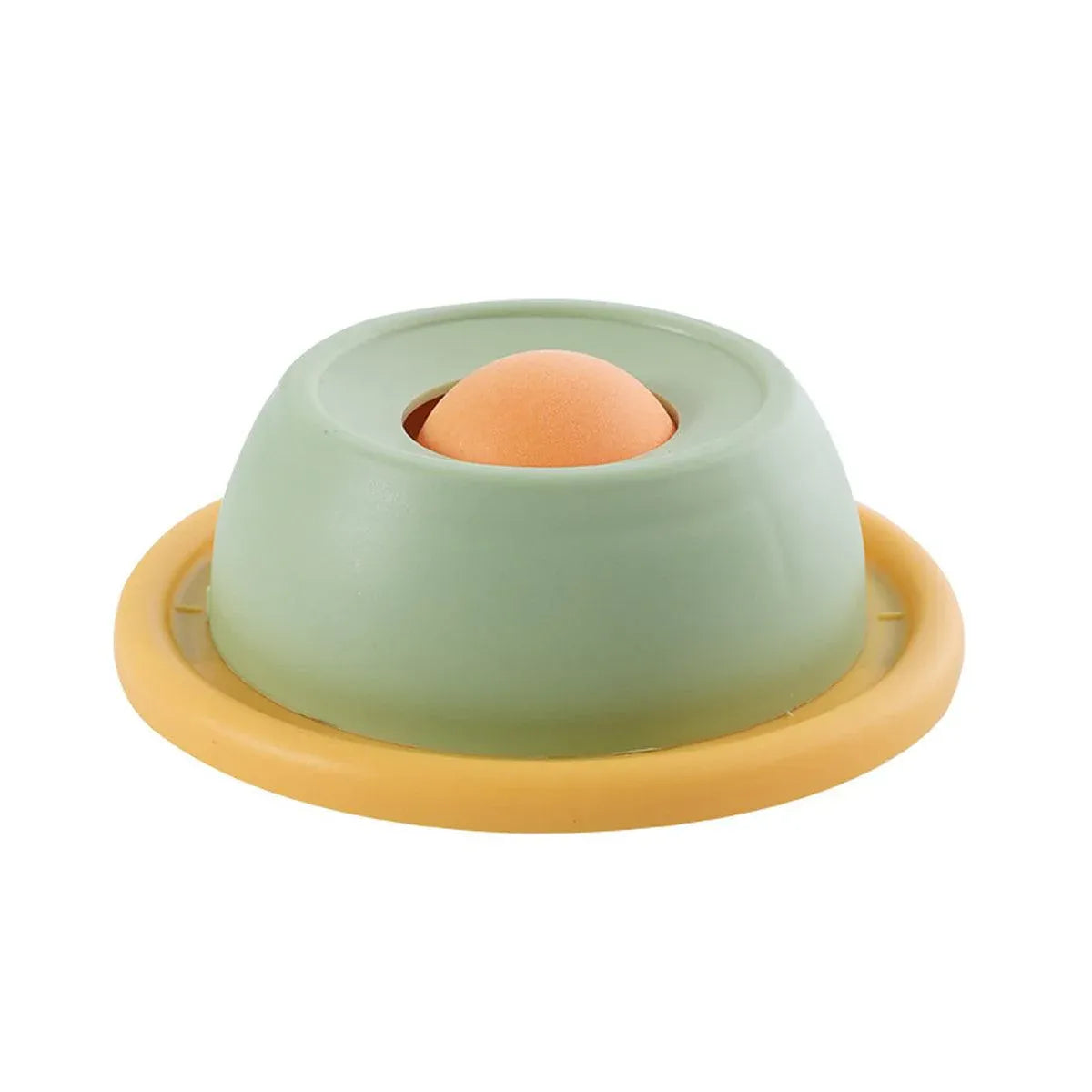 Cat Lick Toys Slow Food Tray Tease Interactive Cat Toy for Eating and Fun - Green