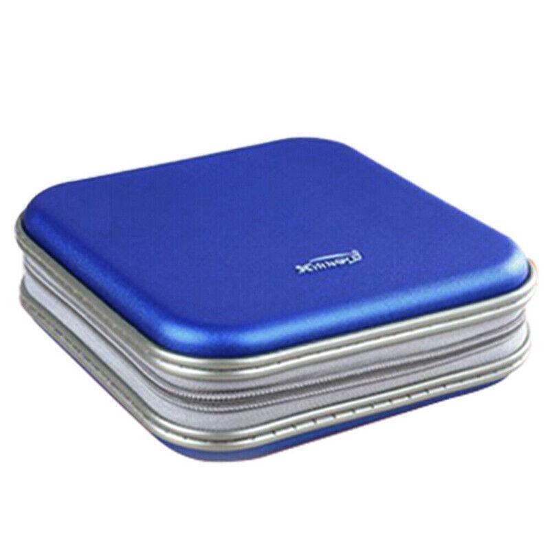 40-Disc CD DVD Wallet Case Portable Car Storage Holder Sleeve Carry Pouch - Black