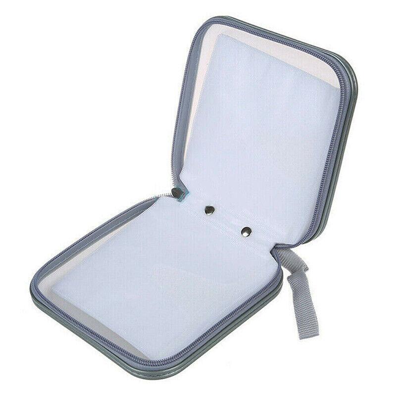 40-Disc CD DVD Wallet Case Portable Car Storage Holder Sleeve Carry Pouch - Black
