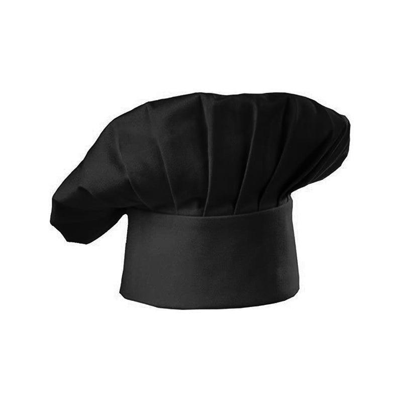 Adjustable Chef Cap w/Elastic Band for Kitchen Cooking Baking Catering Use White