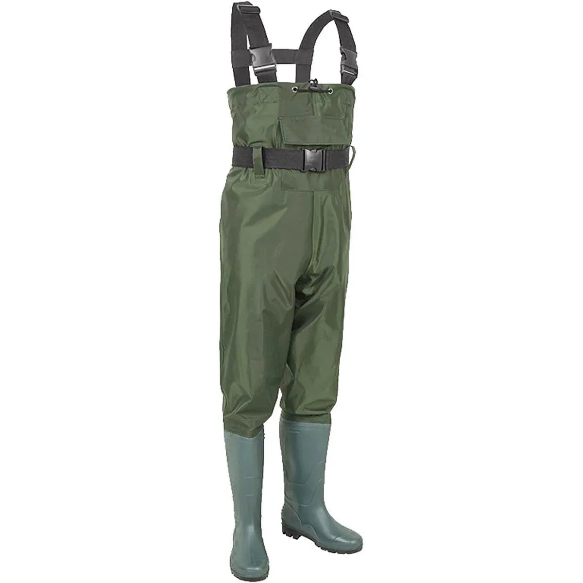 Waterproof Ultra Light Breathable Wading Pants Nylon Half Length Gear - Army green-39