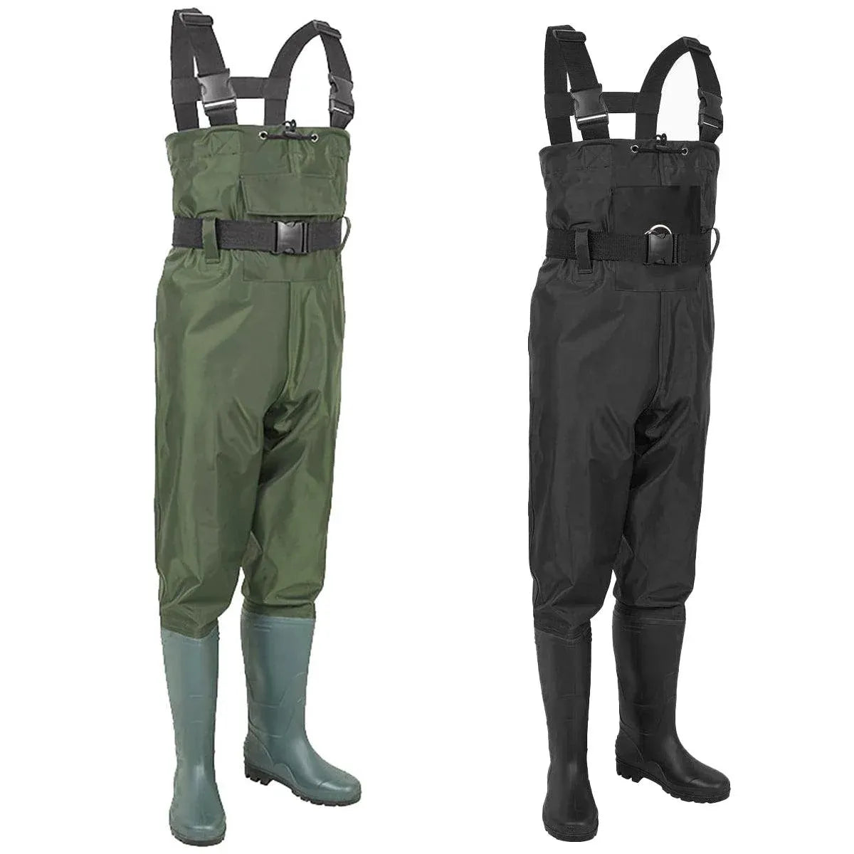 Waterproof Ultra Light Breathable Wading Pants Nylon Half Length Gear - Army green-42