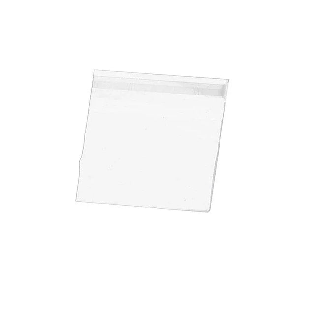 100X Translucent Plastic Candy Packaging Bags Self Adhesive Cookie Biscuit Bags - 10*15