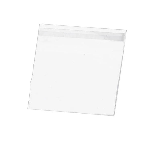 100X Translucent Plastic Candy Packaging Bags Self Adhesive Cookie Biscuit Bags - 14*14