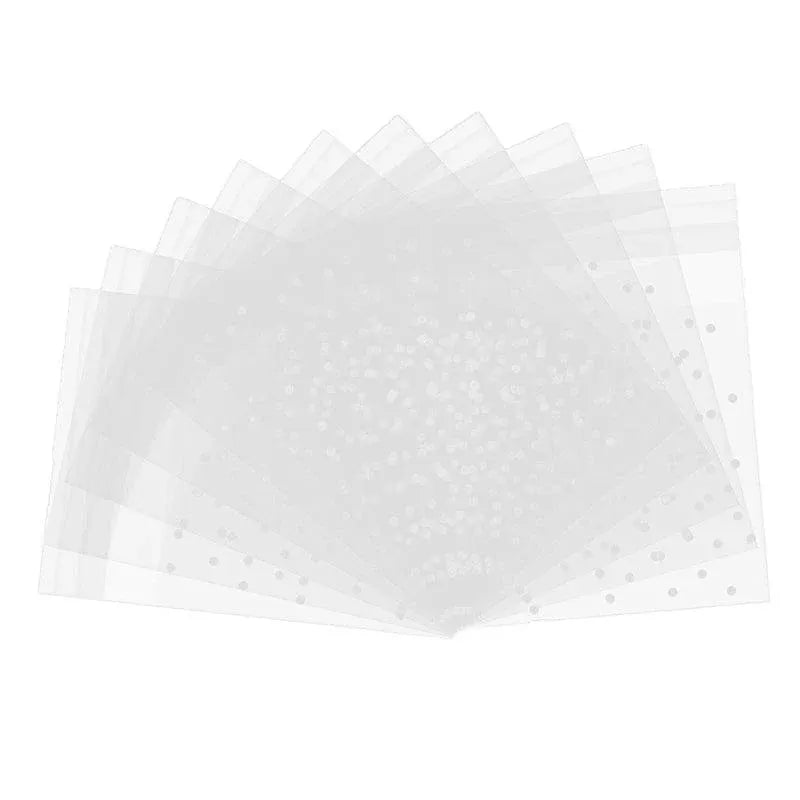 100X Translucent Plastic Candy Packaging Bags Self Adhesive Cookie Biscuit Bags - 14*14
