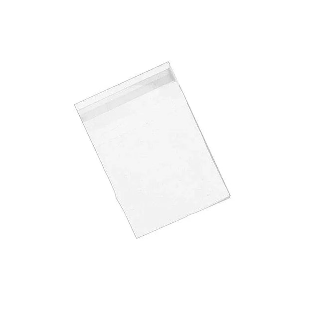 100X Translucent Plastic Candy Packaging Bags Self Adhesive Cookie Biscuit Bags - 8*10