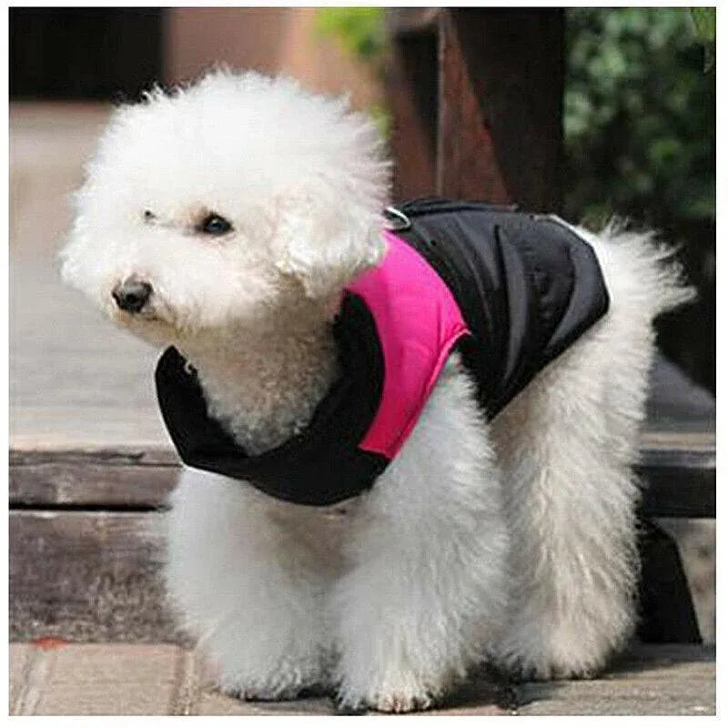 Large Dog Jacket Padded Waterproof Pet Clothes Warm Windbreaker Vest Coat Winter