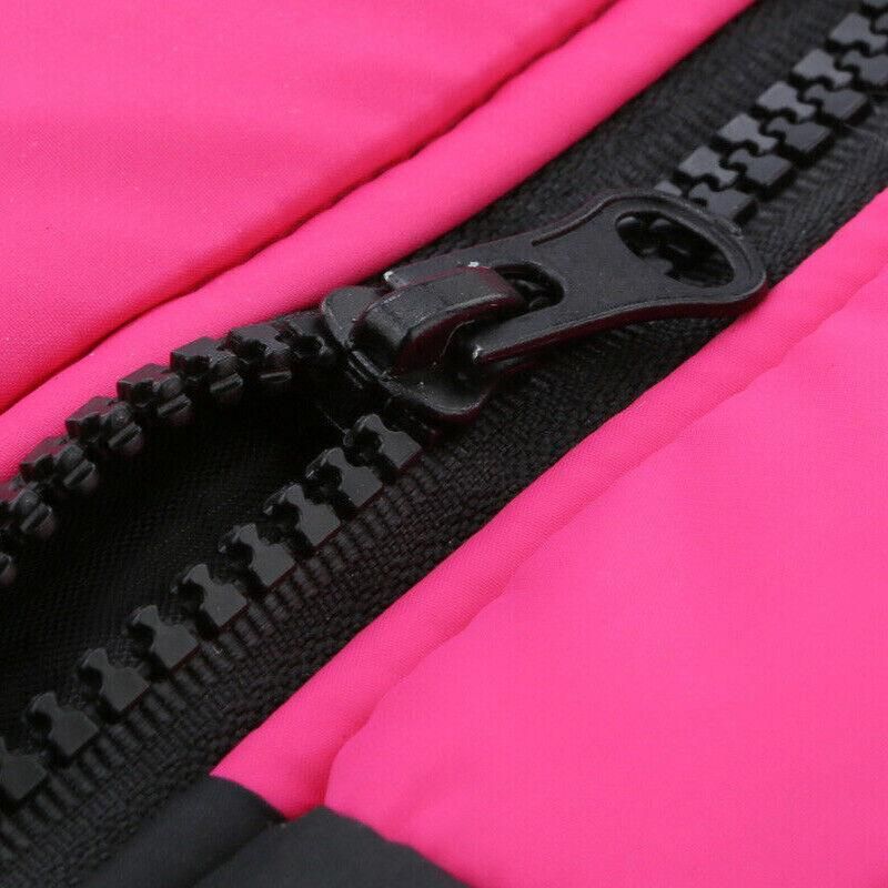 Large Dog Jacket Padded Waterproof Pet Clothes Warm Windbreaker Vest Coat Winter