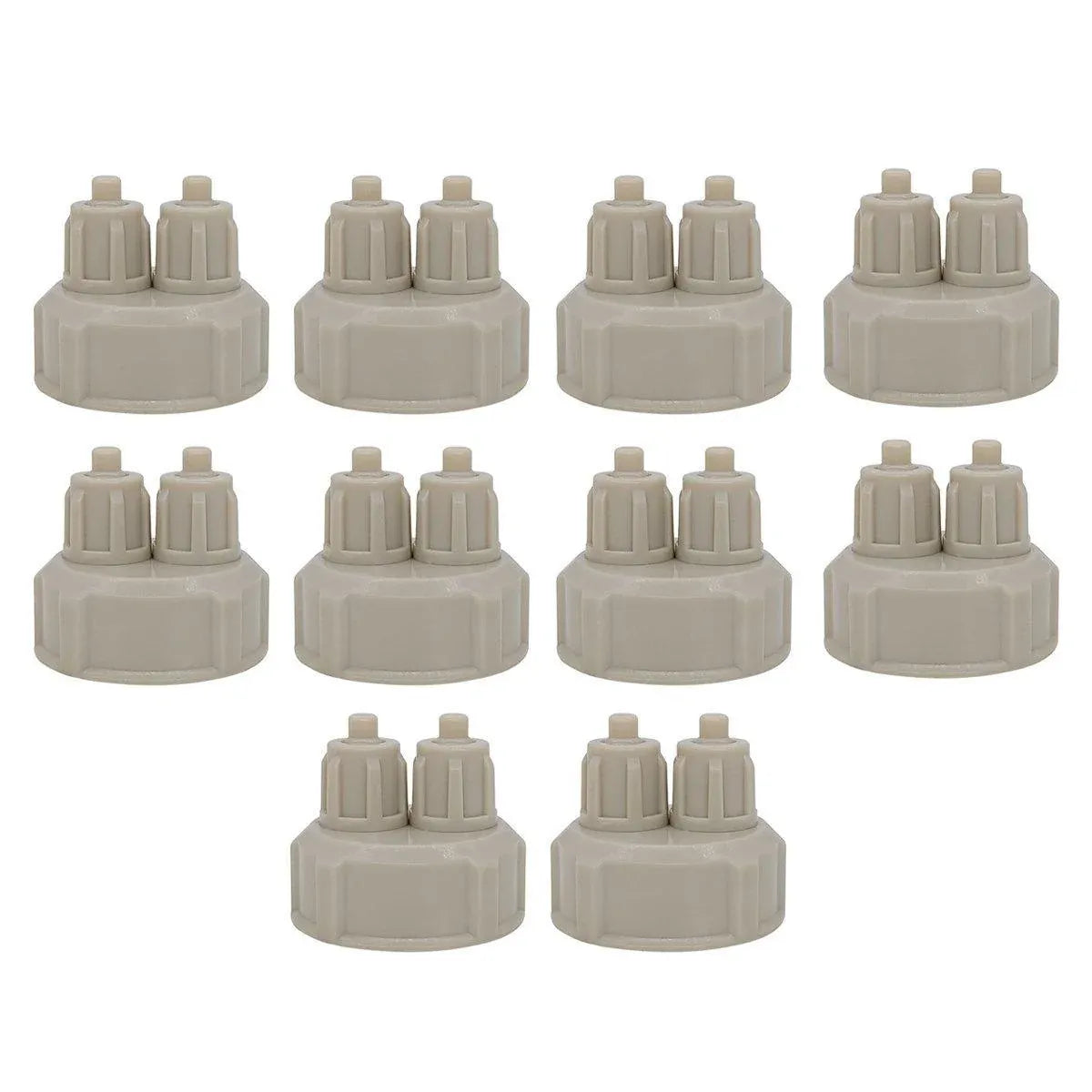 10pcs Aquarium CO2 Generator Bottle Cap Fish Tank DIY Air Diffuser Valve Guage