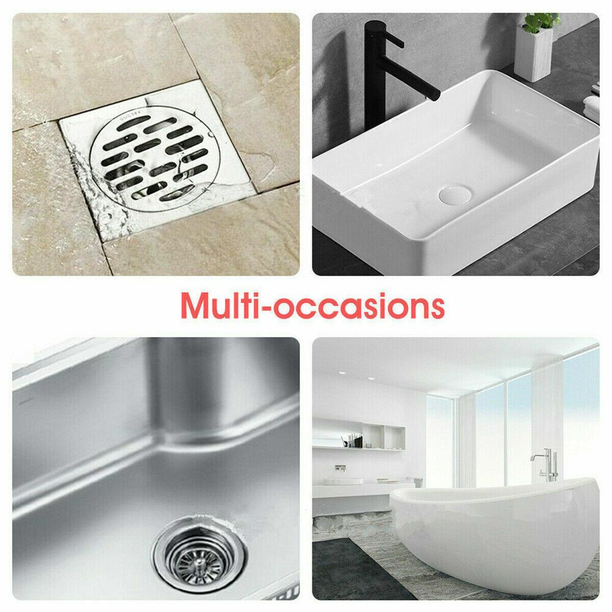 New Bathroom Drain Hair Catcher Bath Stopper Sink Strainer Shower Filter Covers - Beige