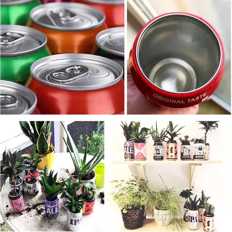 Topless Can Opener Manual Kitchen Tool for Beer Soda and Tin Bottles - Black