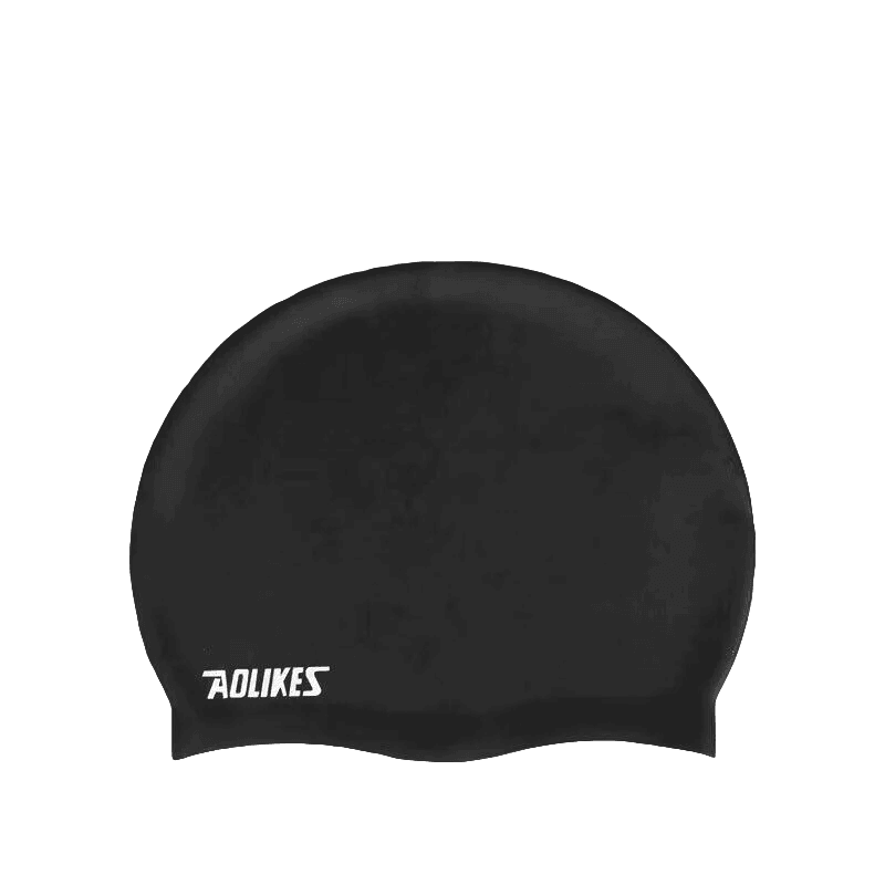 Aolikes Silicone Swimming Cap Waterproof Unisex Swim Hat for Men and Women - Pink