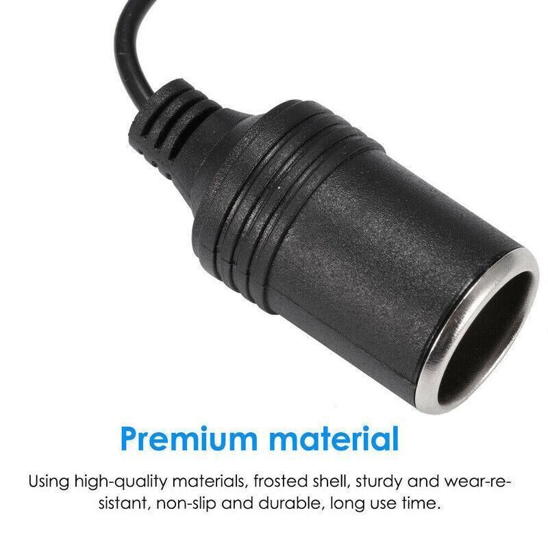 240V Mains Plug To 12V Socket Adapter Car Cigarette Lighter Power Converter Pc