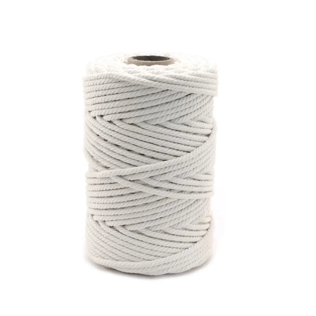 Cotton Rope Macrame Cord 1 12mm DIY Tapestry Binding Decorative 6mm 100m