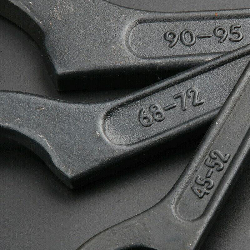Adjustable C Spanner Hook Wrench Tool for Motorcycle Bike Repair 22 to 160mm - 78-85