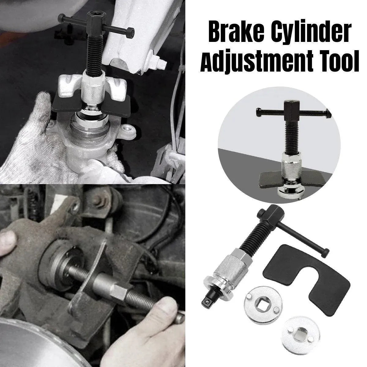 3PCS Brake Cylinder Adjustment Tool Set Cars Brake Pad Disc Replacement Kit