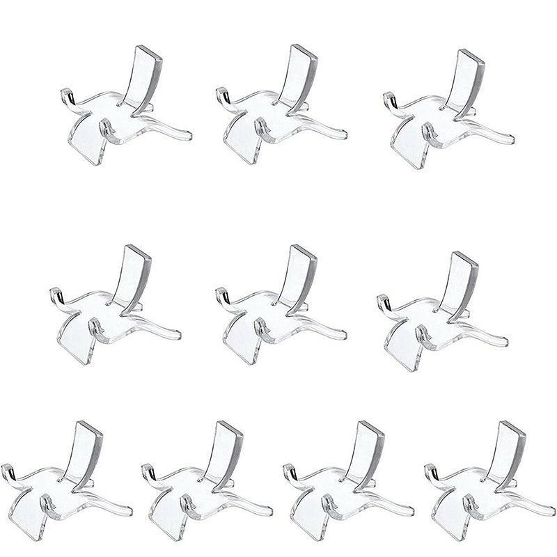 10pcs Acrylic Display Stands for Crystals Minerals Geodes Jewellery Ornament Holder - S 3.8X3X3.5cm