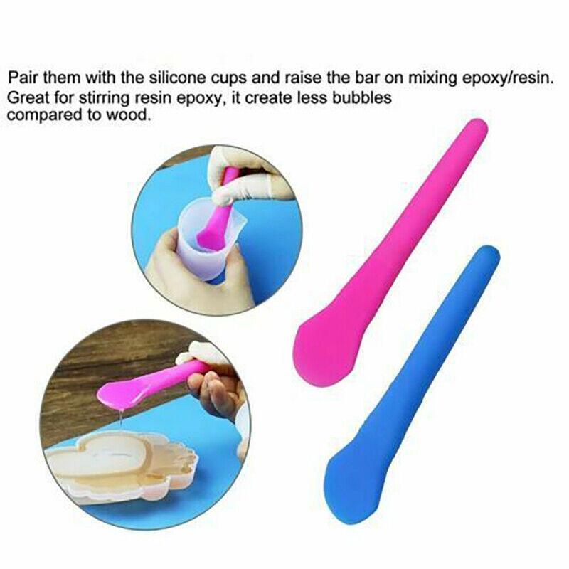 36PCS Silicone Mixing and Measuring Cup Set for Resin Casting and DIY Craft Projects