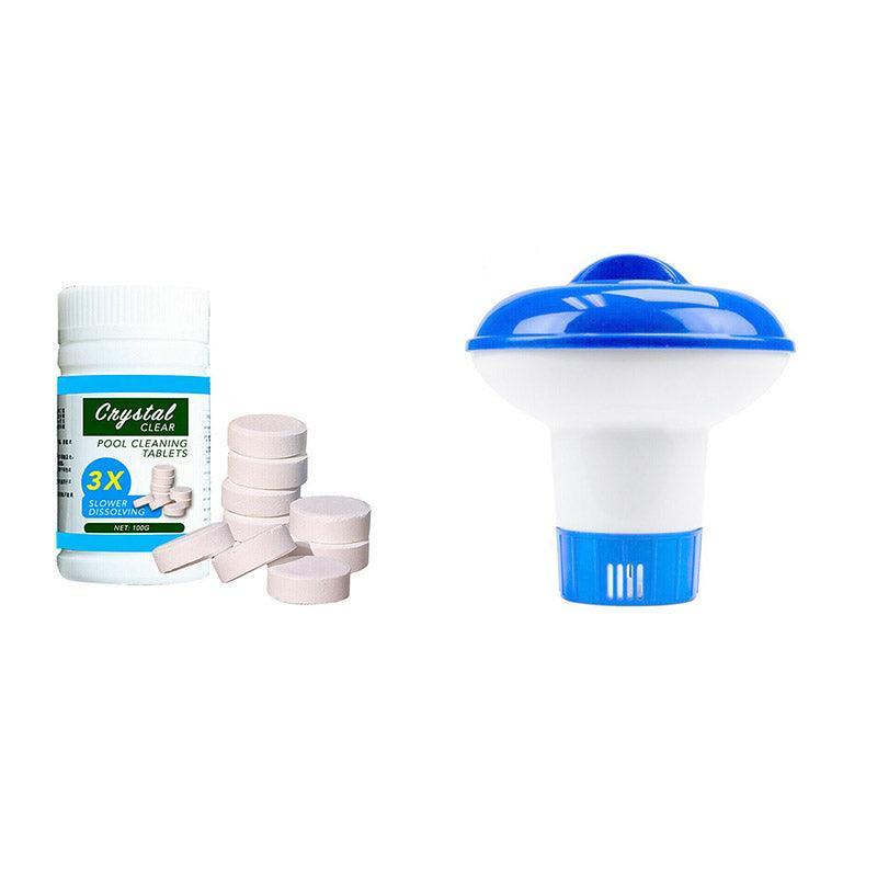 Pool Cleaning Tablets or Dispenser Floating Chlorine Hot Tub Chemical Cleaner - Only Dispenser