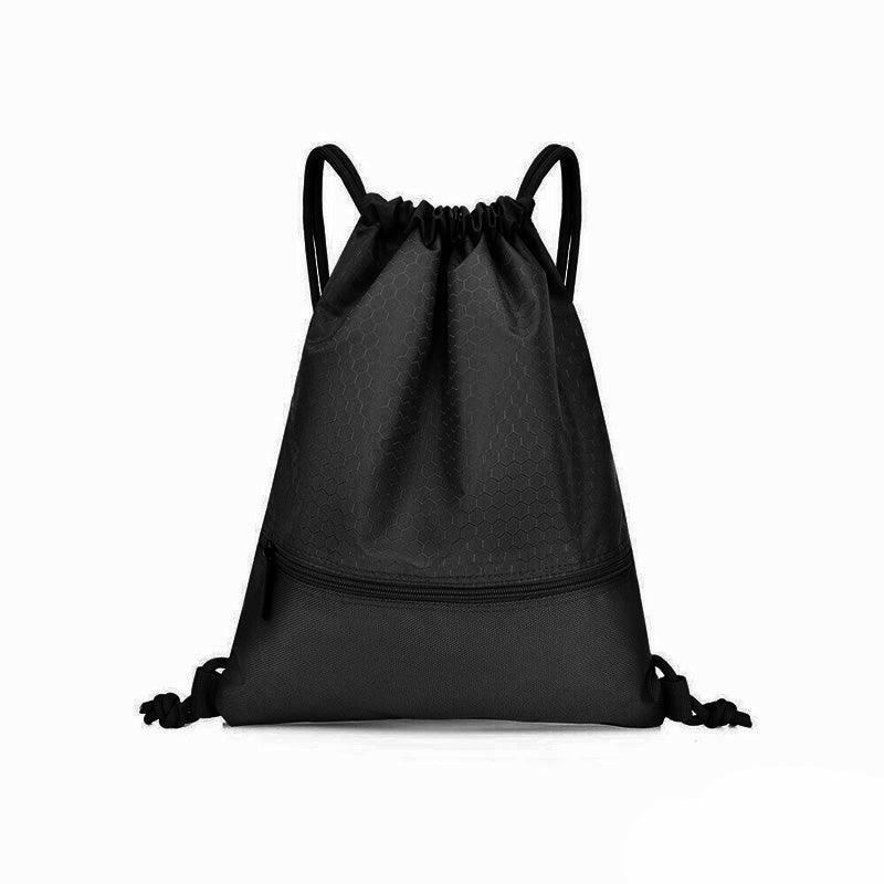 Backpack Sport Pack String Tote Gym Bag Cinch Sack School Drawstring Capacity - Orange