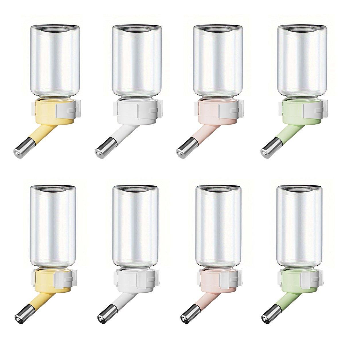 Pet Water Bottle for Hamster Guinea Pig Rabbit Vacuum Drinking Feeder Kettle - 80ml-Green
