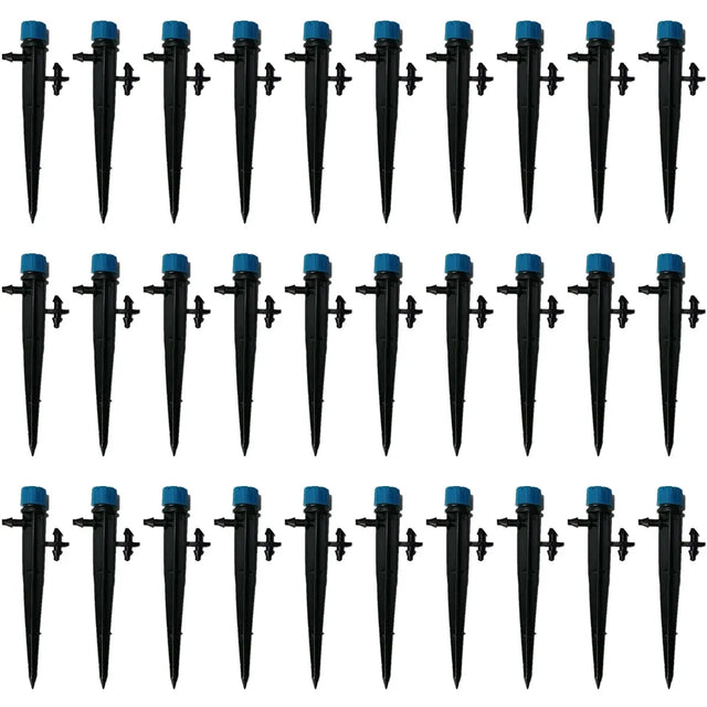 Adjustable Irrigation Misting Dripper 360-degree Sprinkler Drip Watering Tool - Blue