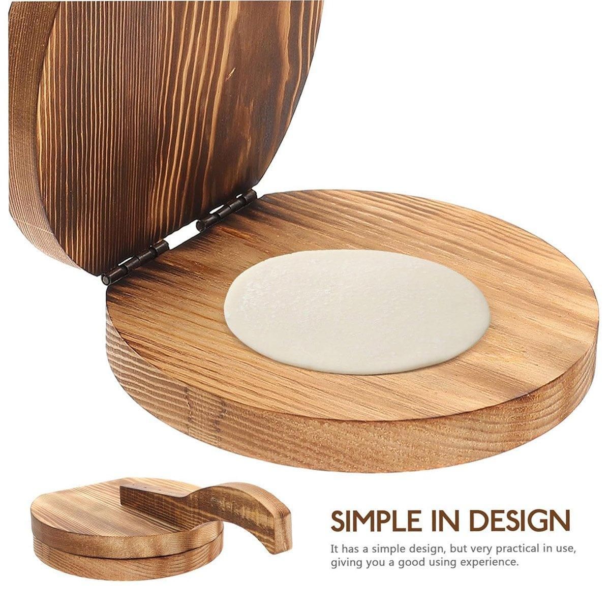 Wooden Dumpling Wrapper Maker Hand Press Dough Roller for Kitchen Cooking - 12CM