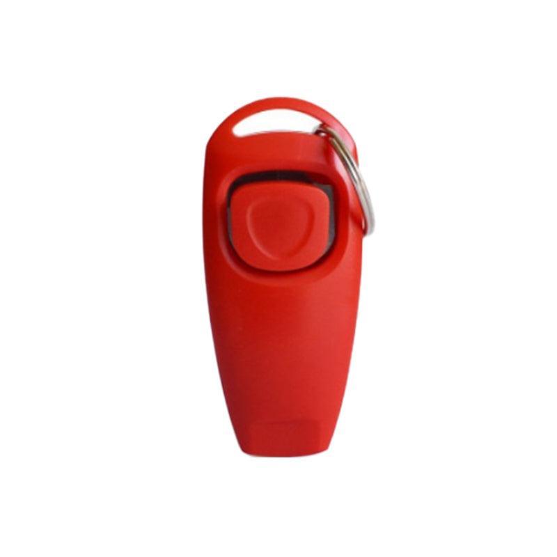 Dog Whistle and Clicker Set for Training Stop Barking Obedience Tool Combo - Emerald Green