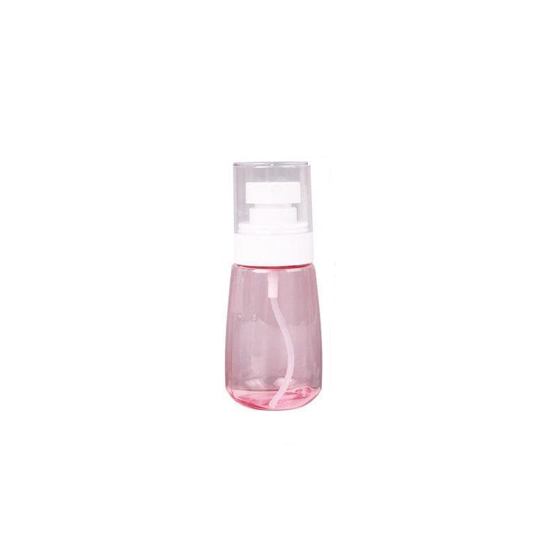 10pcs Portable Travel Emulsion Dispenser Bottle Press Pump Refillable Containers - Clear-100ml