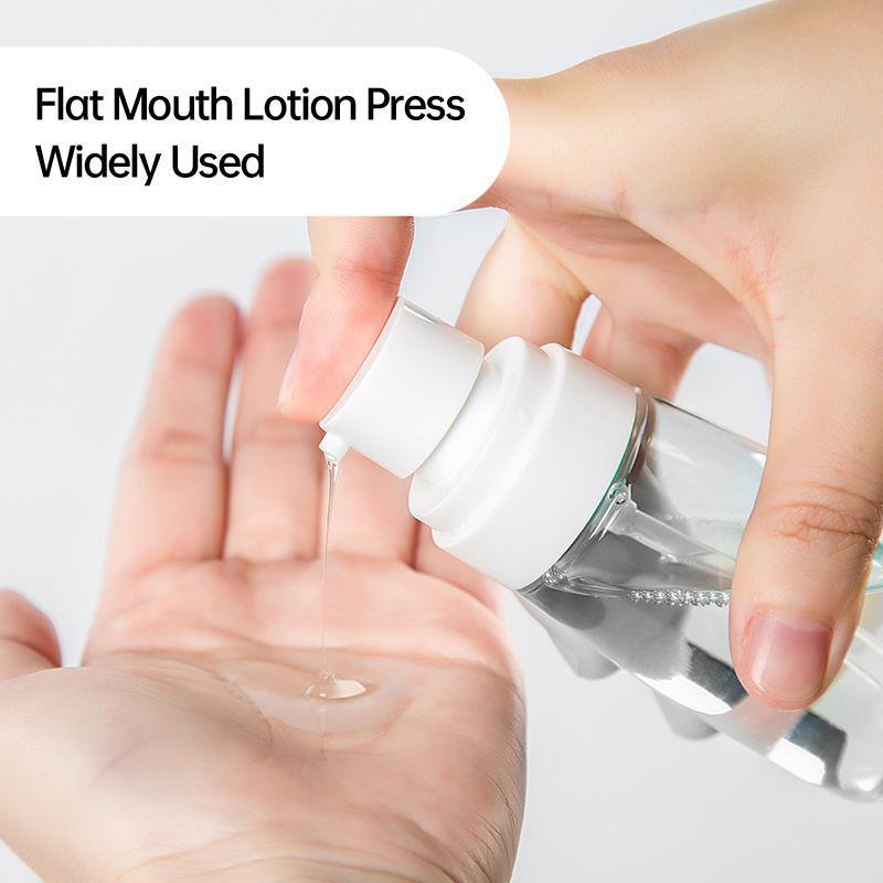 10pcs Portable Travel Emulsion Dispenser Bottle Press Pump Refillable Containers - Clear-30ml